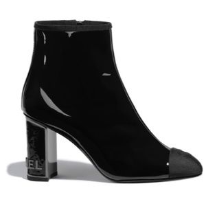 Patent leather Chanel Boots